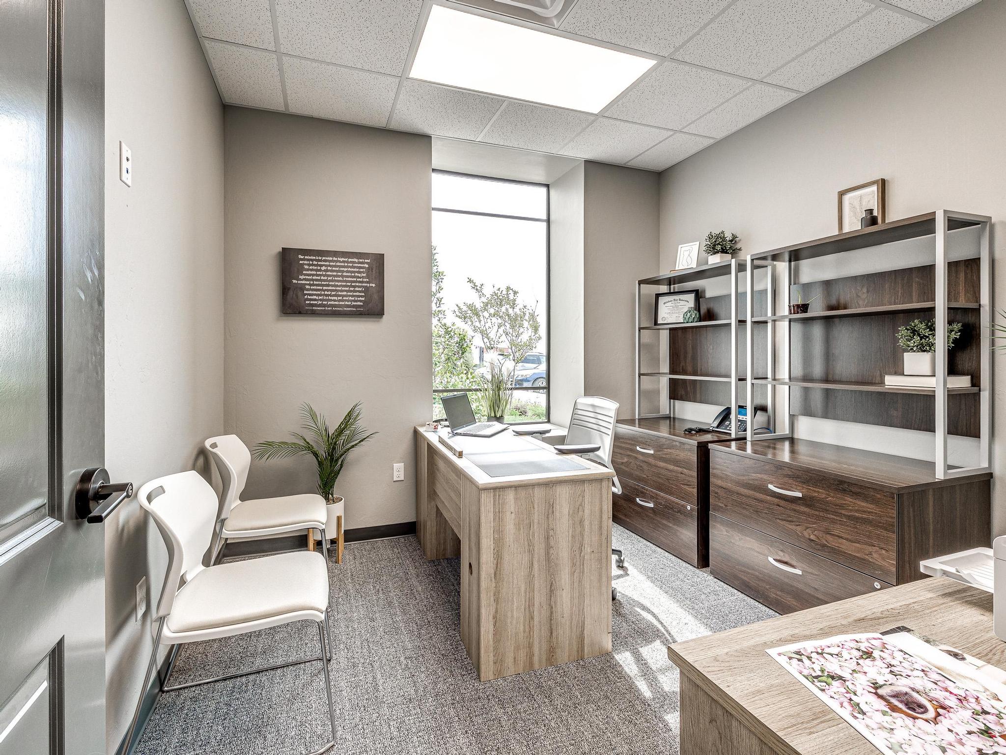 office at edmond east animal hospital