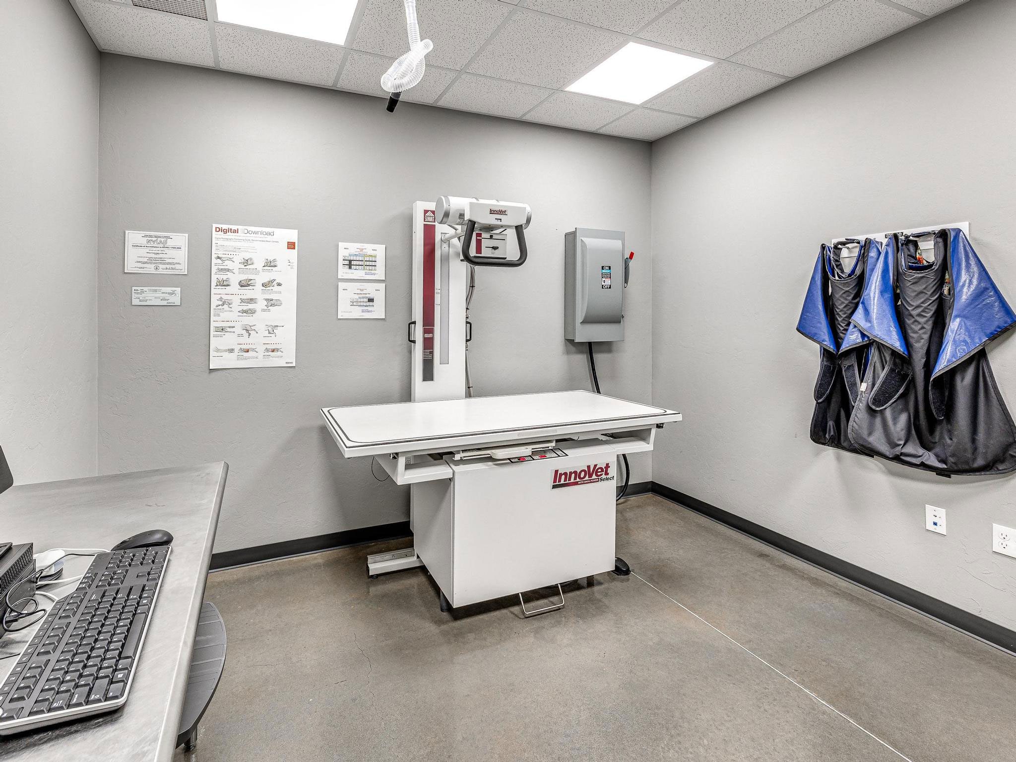 Xray Machine In Room At Edmond East Animal Hospital